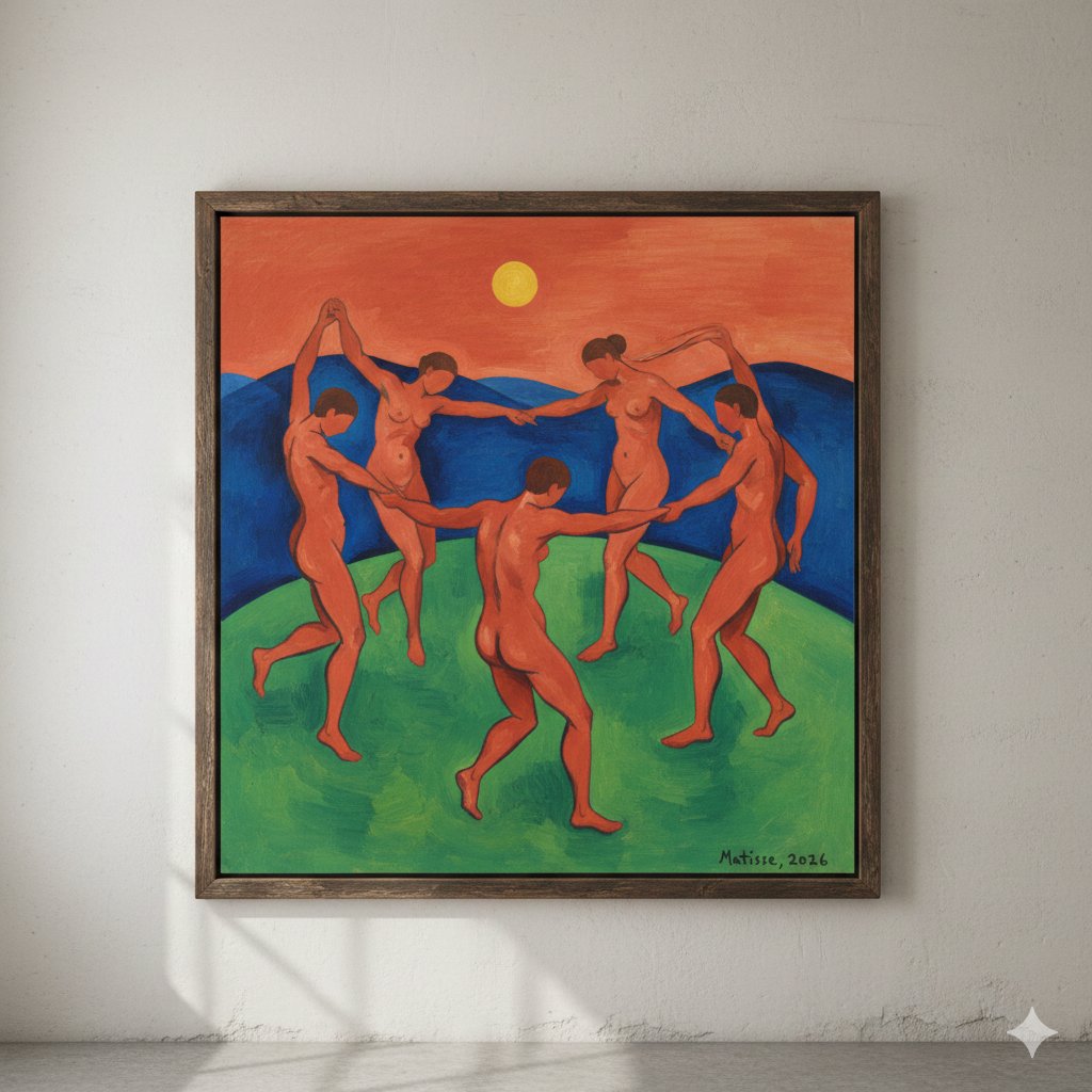 Matisse's Dance Style Image Generation — Nano Banana Pro AI Generated Image