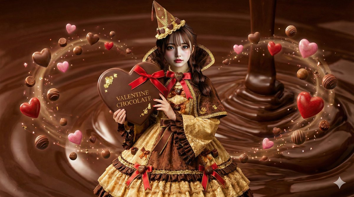 AI Illustration of a Wizard Making Valentine's Day Chocolate — Nano Banana Pro AI Generated Image