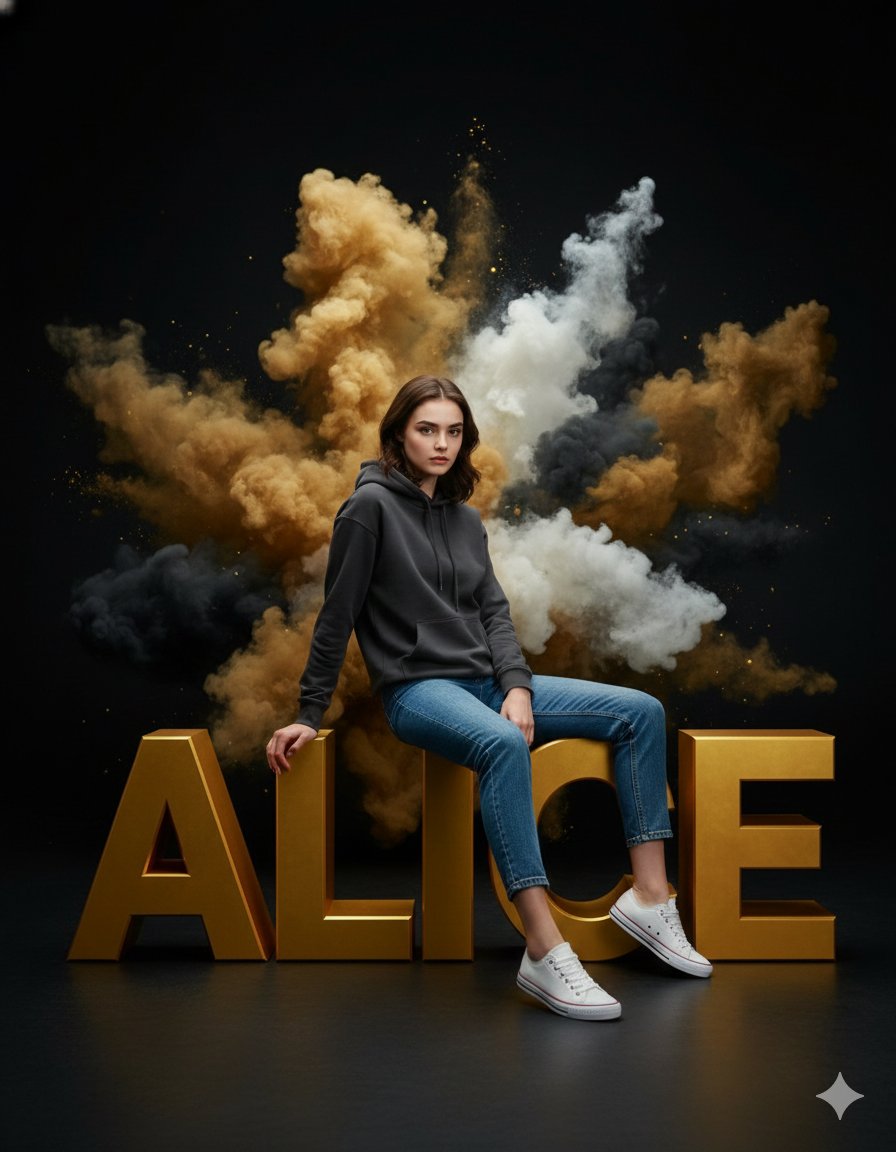 Retro and Modern Name Poster Prompts — Nano Banana Pro AI Generated Image