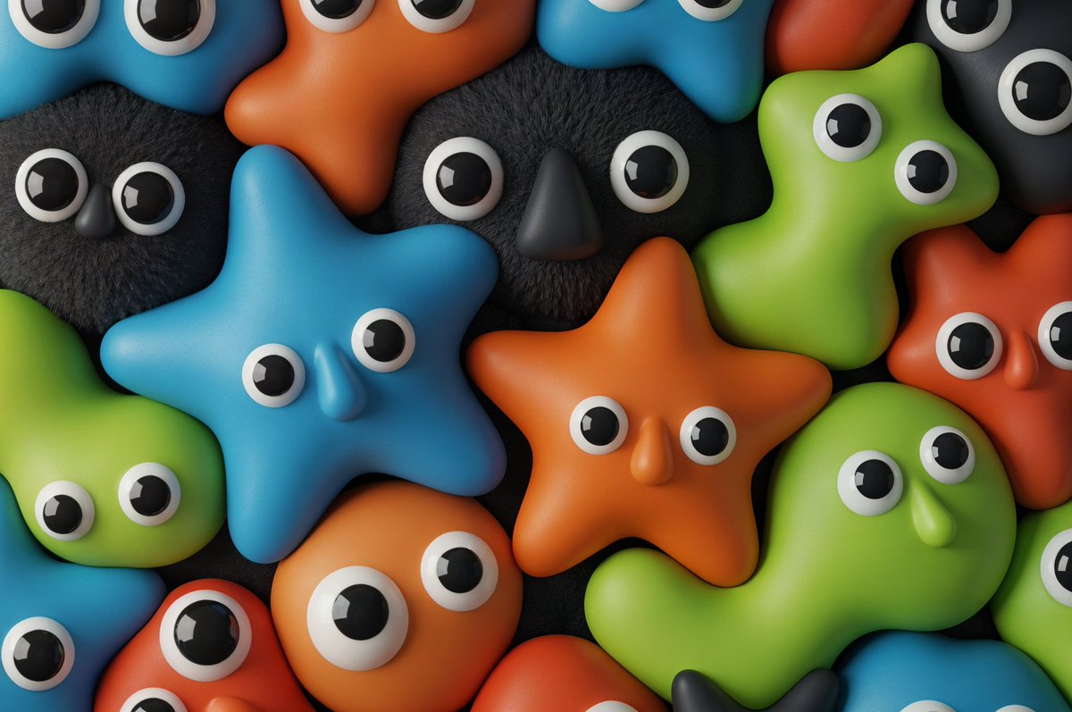 Neo-Skeuomorphism Crowd Scene Prompt — Nano Banana Pro AI Generated Image