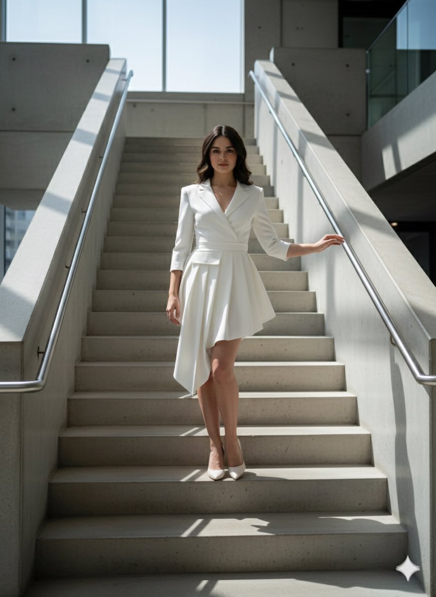 Narrative Cinematic Fashion Portrait Prompt — Nano Banana Pro AI Generated Image