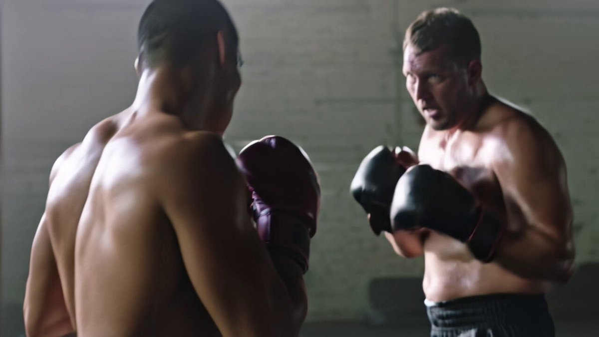 Boxers Sparring Cinematic Prompt