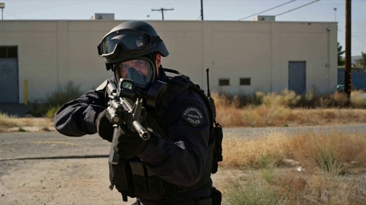 SWAT Hostage Negotiation Scene