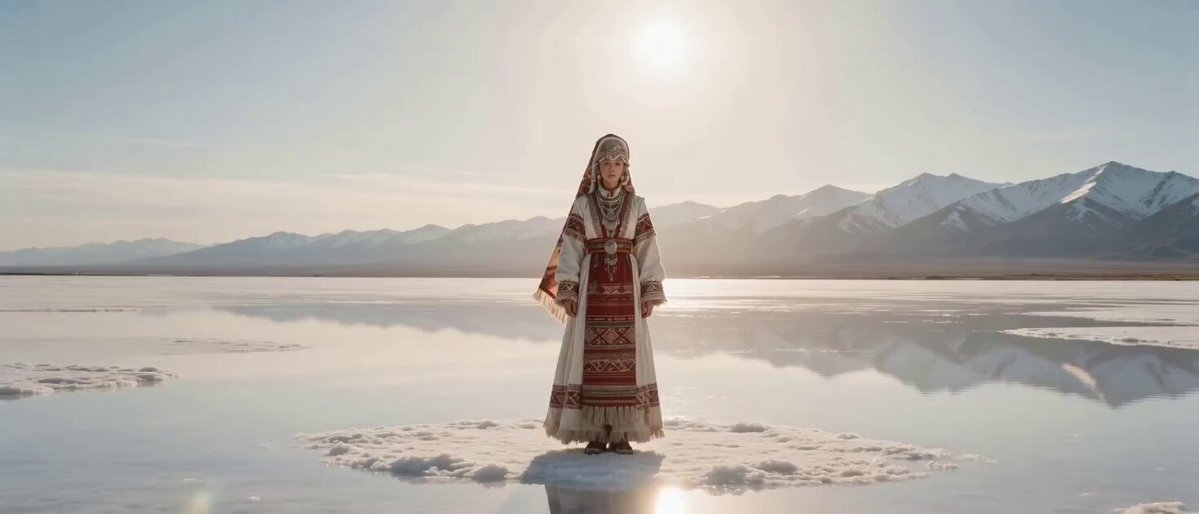 Sci-Fi Transformation Scene: Ancient Goddess to Cyberpunk Warrior