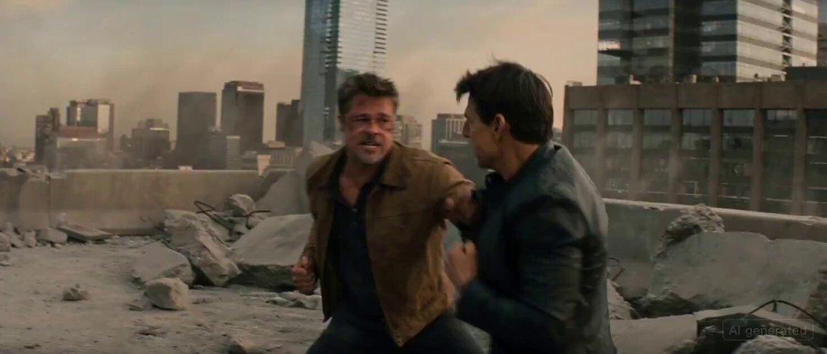 Brad Pitt and Tom Cruise Fight Scene