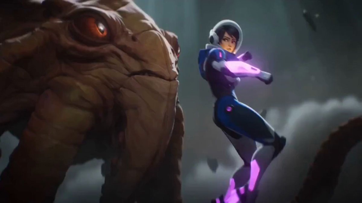 Anime Warrior vs. Octopus Alien