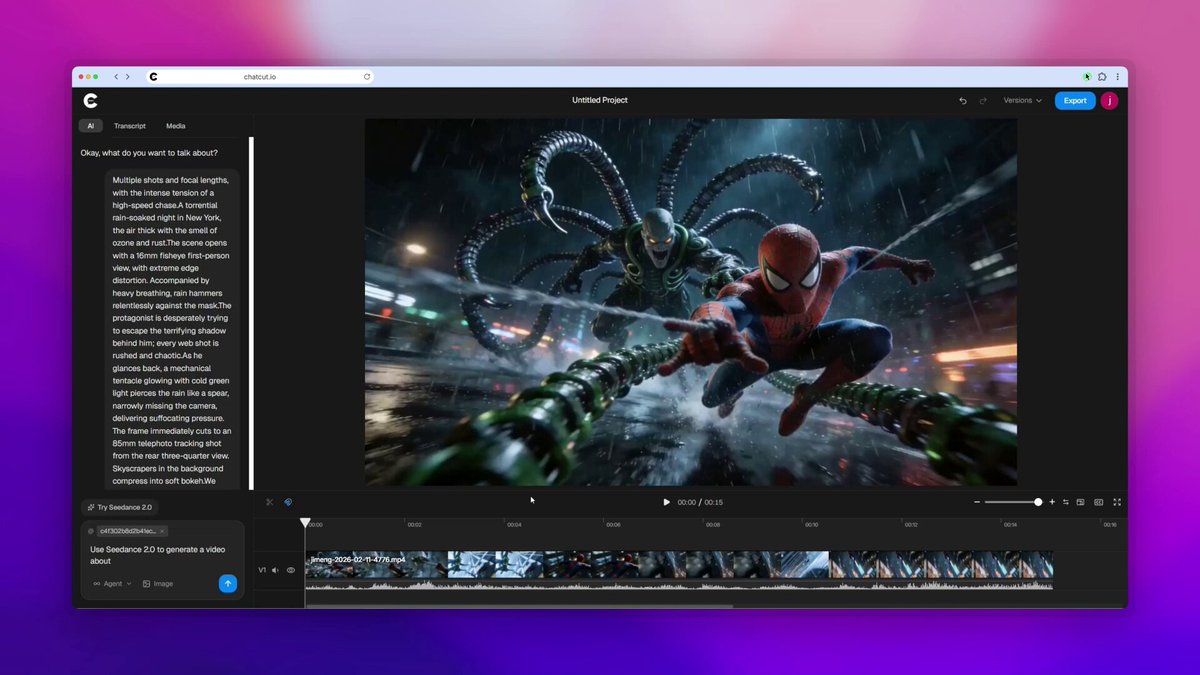 Spider-Man vs. Octopus Man Fight Scene Prompt