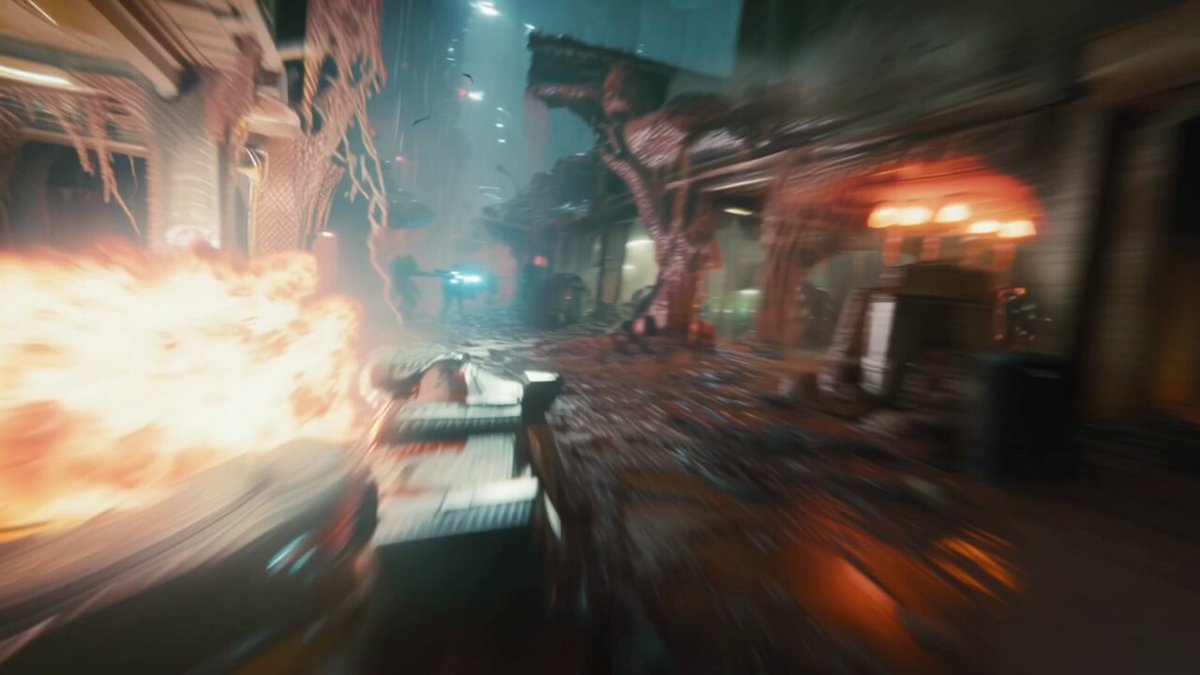 Hyperspeed FPV Through Ruined Biotech City