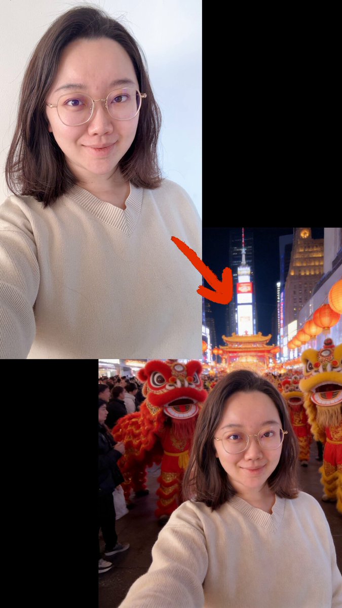 Chinese New Year Selfie in New York