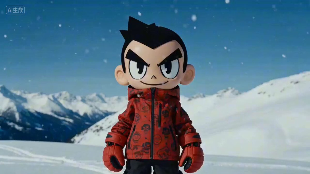 Skiing Video Generation Prompt with Detailed Scene Breakdown