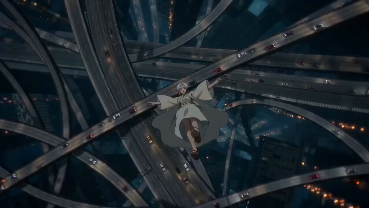 Surreal Futuristic Megacity Descent