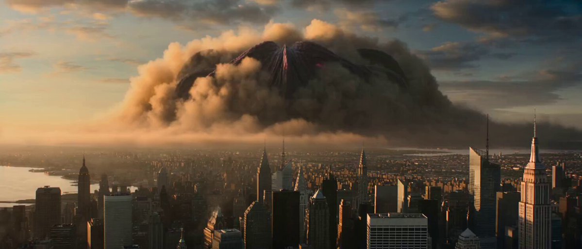 Organic Alien Arrival Scene Prompt