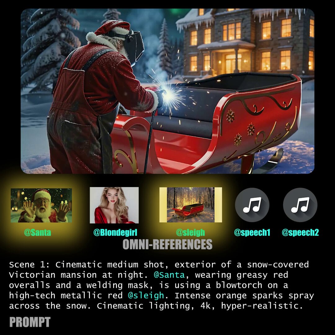 Complex Multi-Scene Narrative: Santa and the Entitled Woman