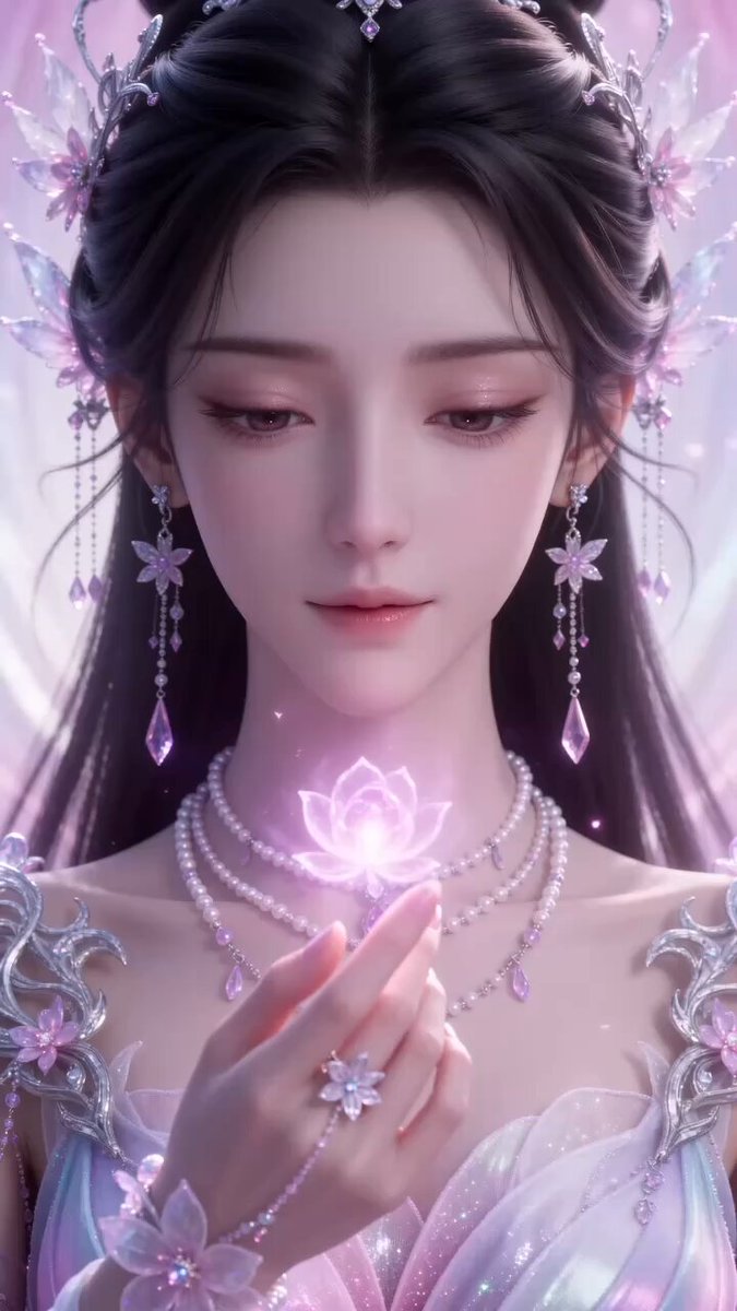 Flower Goddess Descent Cinematic Prompt (Epic Fantasy)