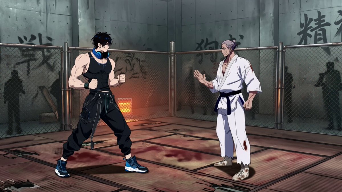 Multi-Shot Anime Fight Choreography Prompt