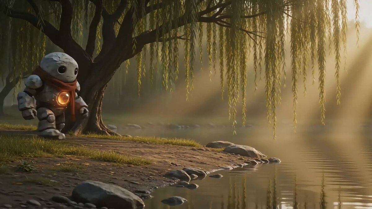 Dark Fantasy Golem and Fairy Cinematic Sequence