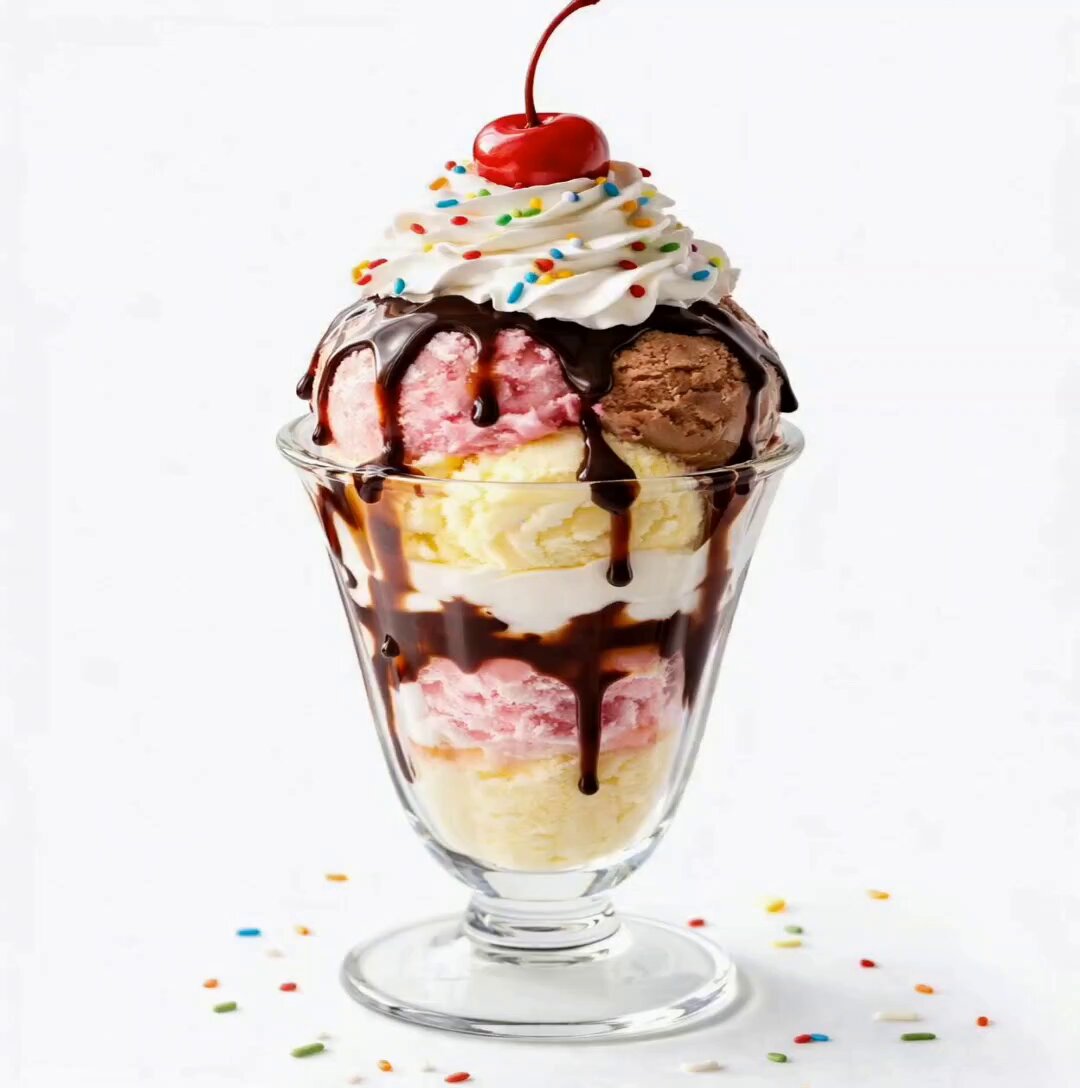 Premium Ice Cream Sundae Commercial