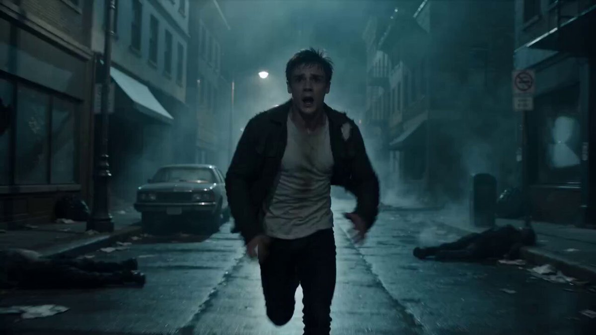 Detailed Scene Prompt for Zombie Chase