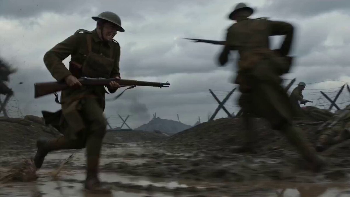 WWI Continuous Tracking Shot Prompt