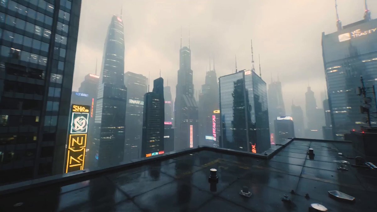 Ultra-Cinematic Sci-Fi Megacity Video Prompt