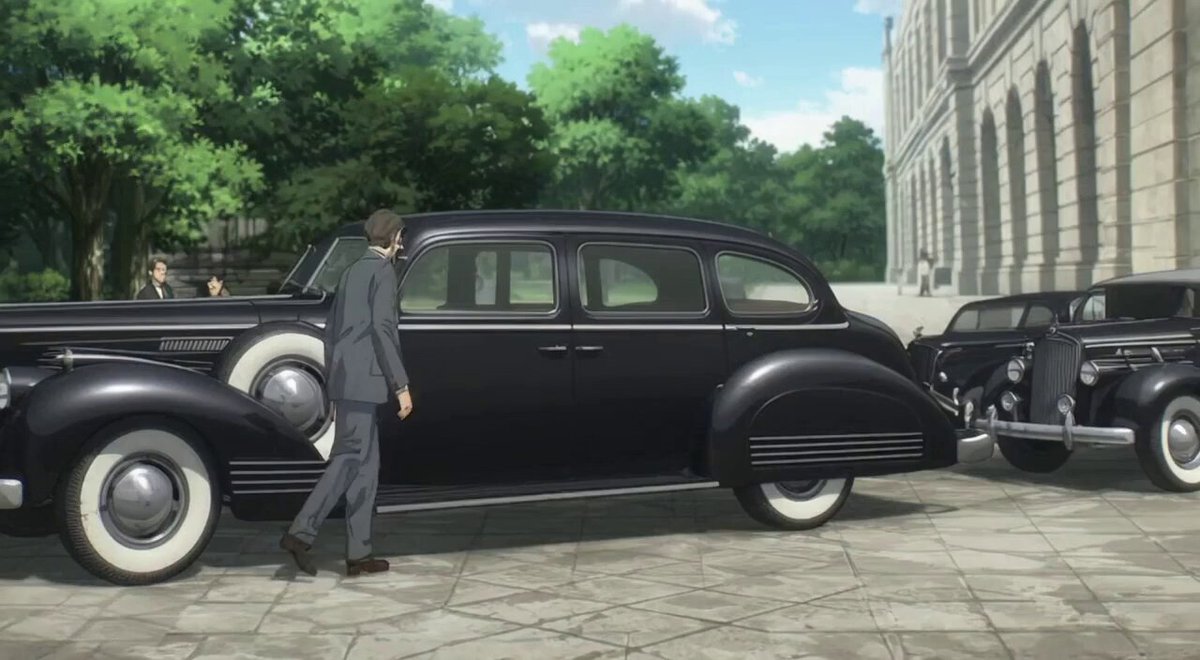 Harry S. Truman walking towards the camera